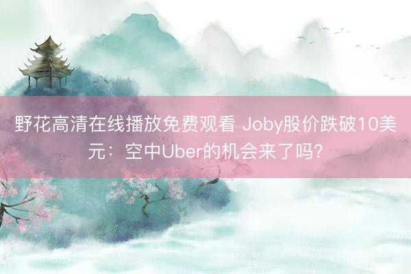 野花高清在线播放免费观看 Joby股价跌破10美元：空中Uber的机会来了吗？