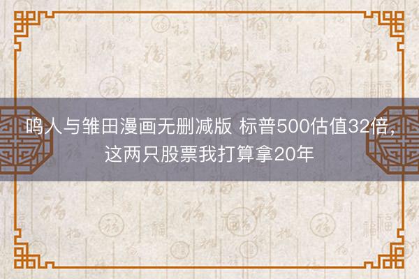 鸣人与雏田漫画无删减版 标普500估值32倍，这两只股票我打算拿20年