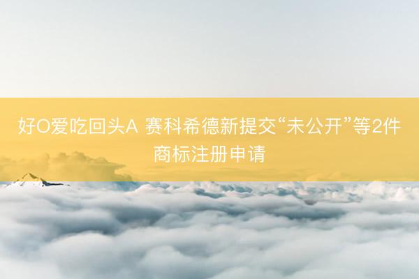 好O爱吃回头A 赛科希德新提交“未公开”等2件商标注册申请