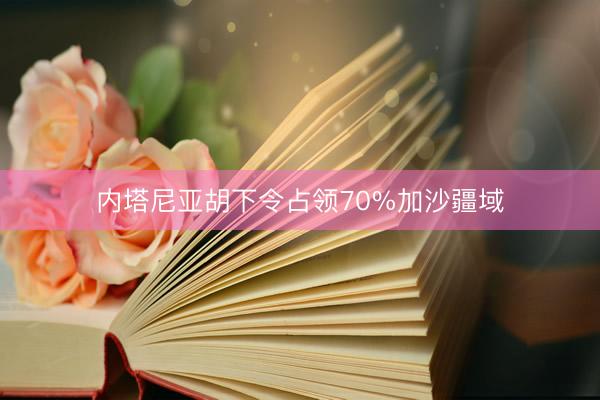 内塔尼亚胡下令占领70%加沙疆域